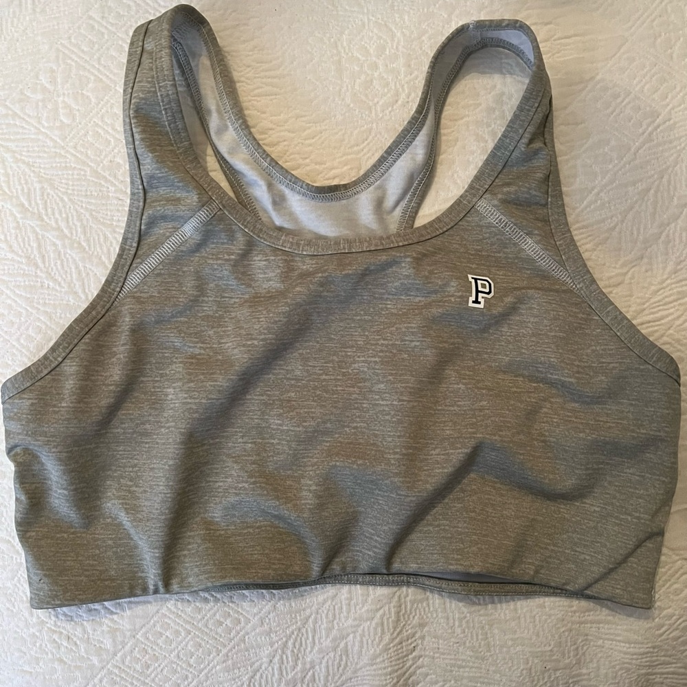 Pink sport bra